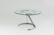 Scimitar_Dining_Set_by_Boris_Tabacoff_for_MMM,_Chrome_and_Bouclé_Dining_Suite,_France,_1971