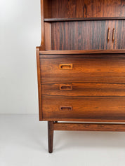 Rosewood_Secretary_Bookcase_with_Desk_by_Johannes_Sorth_for_Nexø_Møbelfabrik,_Denmark,_1966