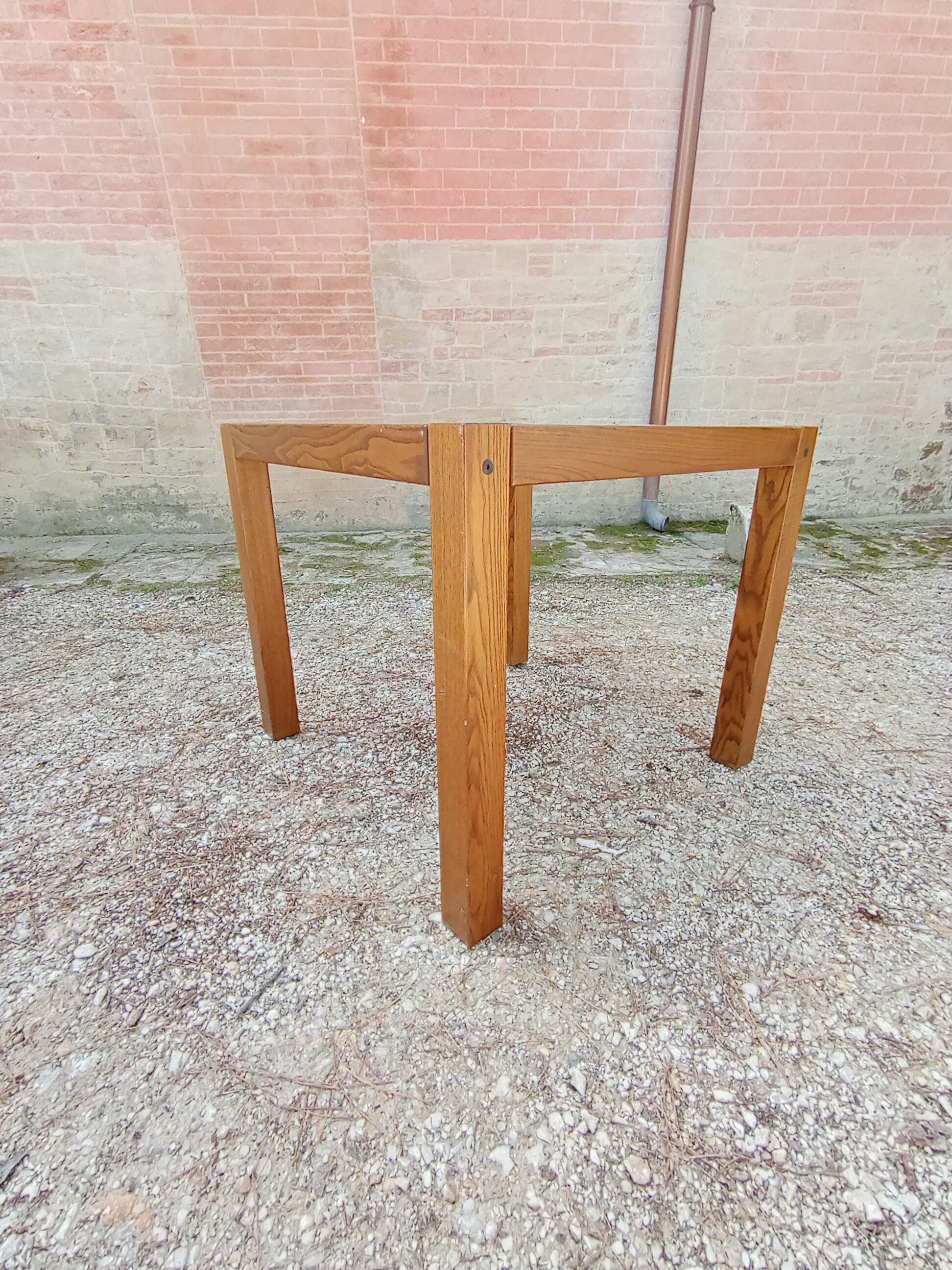 Rare_1960s_Italian_Dining_or_Game_Table_Set_by_Umberto_Brandigi,_Reversible_Square_Table_and_4_Chairs