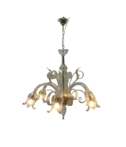 Seguso_Attributed_Murano_Glass_6_Light_Chandelier,_Italy,_1970s