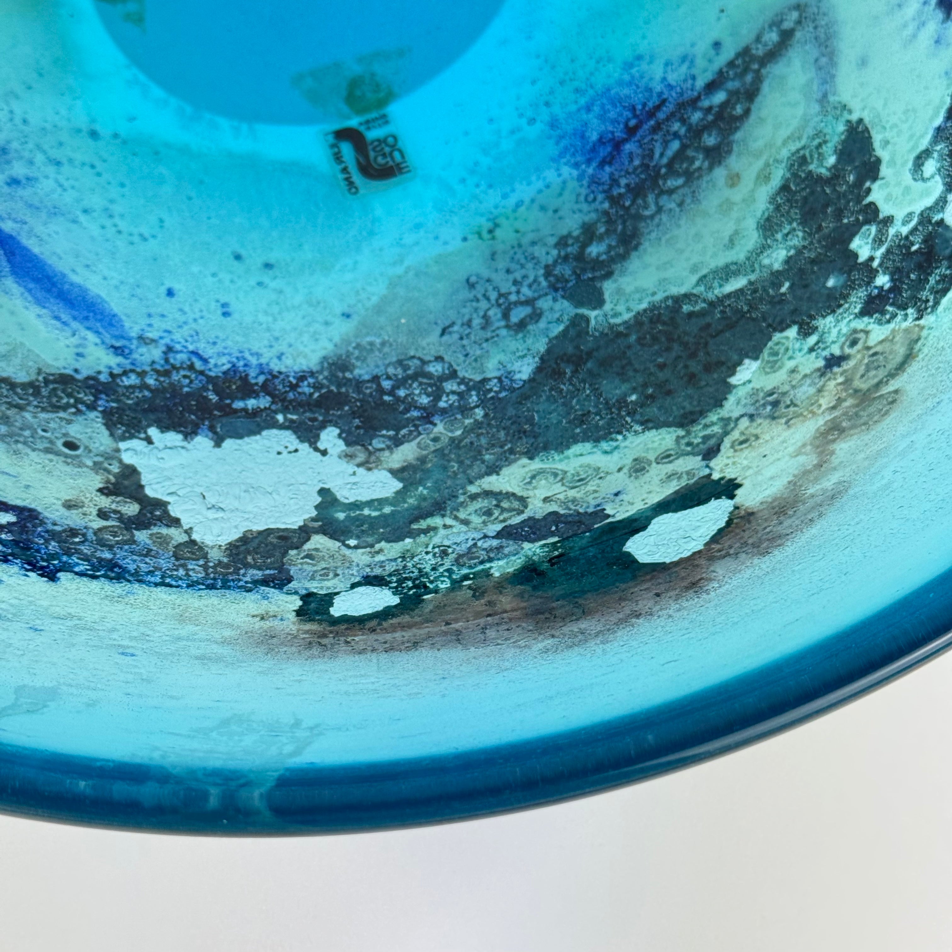 1980s_Murano_Glass_Centerpiece_Bowl_by_Seguso_Vetri_d’Arte,_Signed_and_Labelled