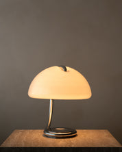 Elio_Martinelli_Serpente_599_Table_Lamp_for_Martinelli_Luce_in_Chrome_and_Opal_Methacrylate,_Italy,_1970s