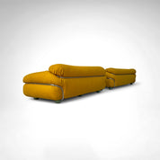 Set_of_2_Sesann_yellow_bouclé_sofa_by_Gianfranco_Frattini_for_Cassina