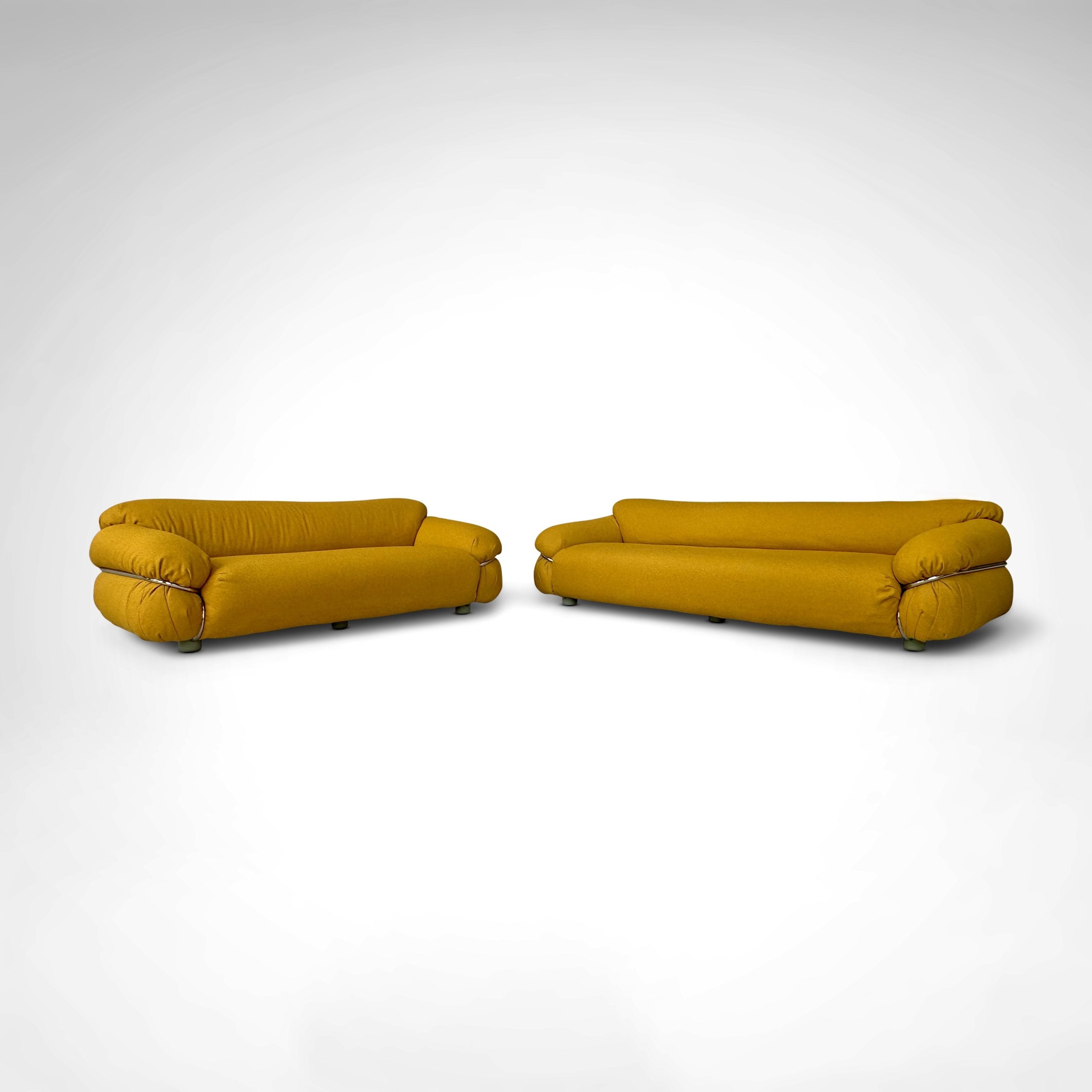 Sesann_yellow_bouclé_3-seater_sofa_by_Gianfranco_Frattini_for_Cassina