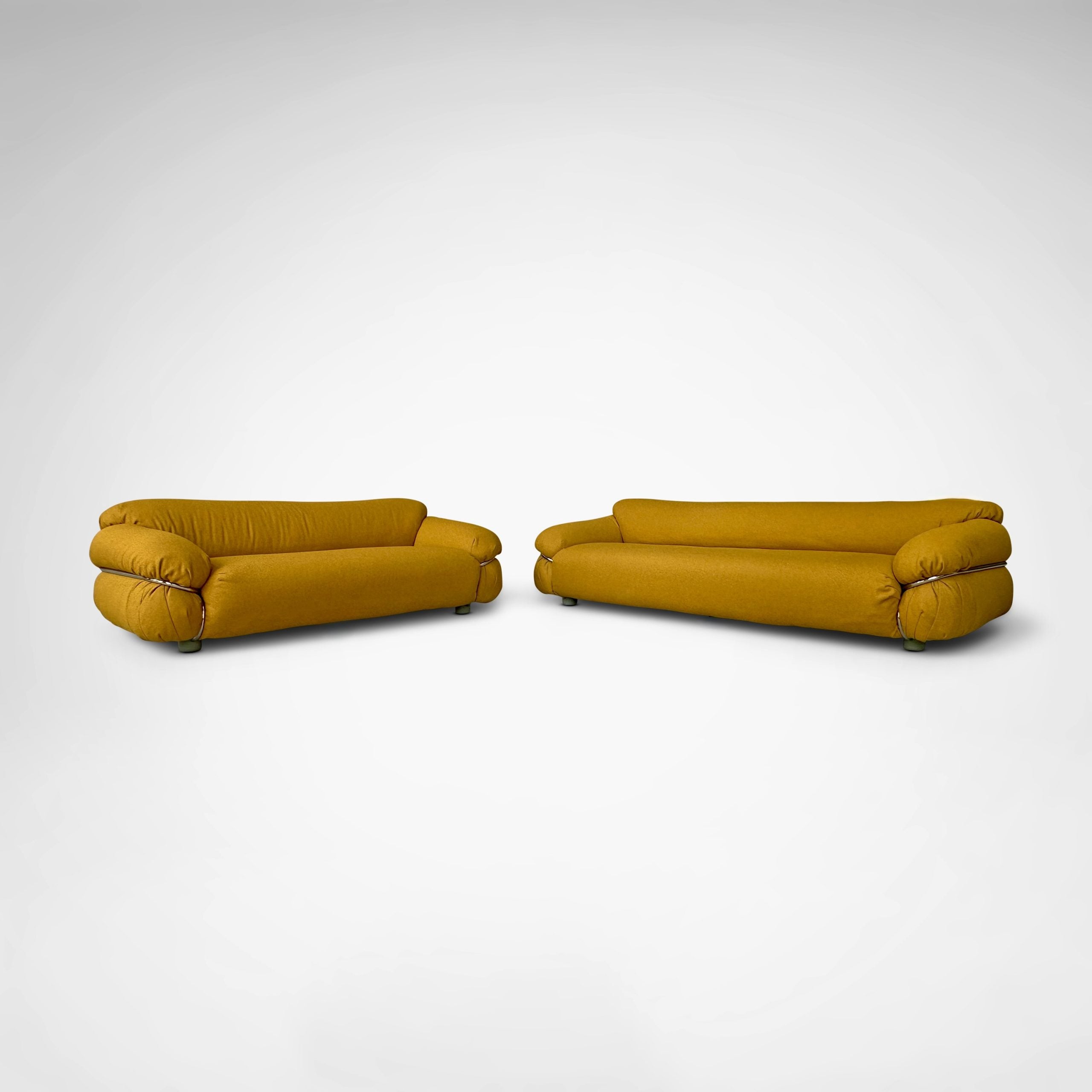 Sesann_yellow_bouclé_3-seater_sofa_by_Gianfranco_Frattini_for_Cassina