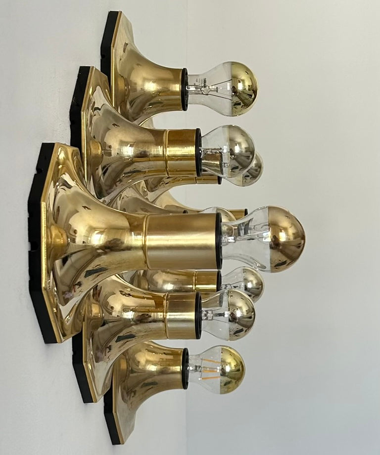 Set_of_9_Brass_Wall_Sconces_by_Motoko_Ishii_for_Staff_Leuchten,_1970