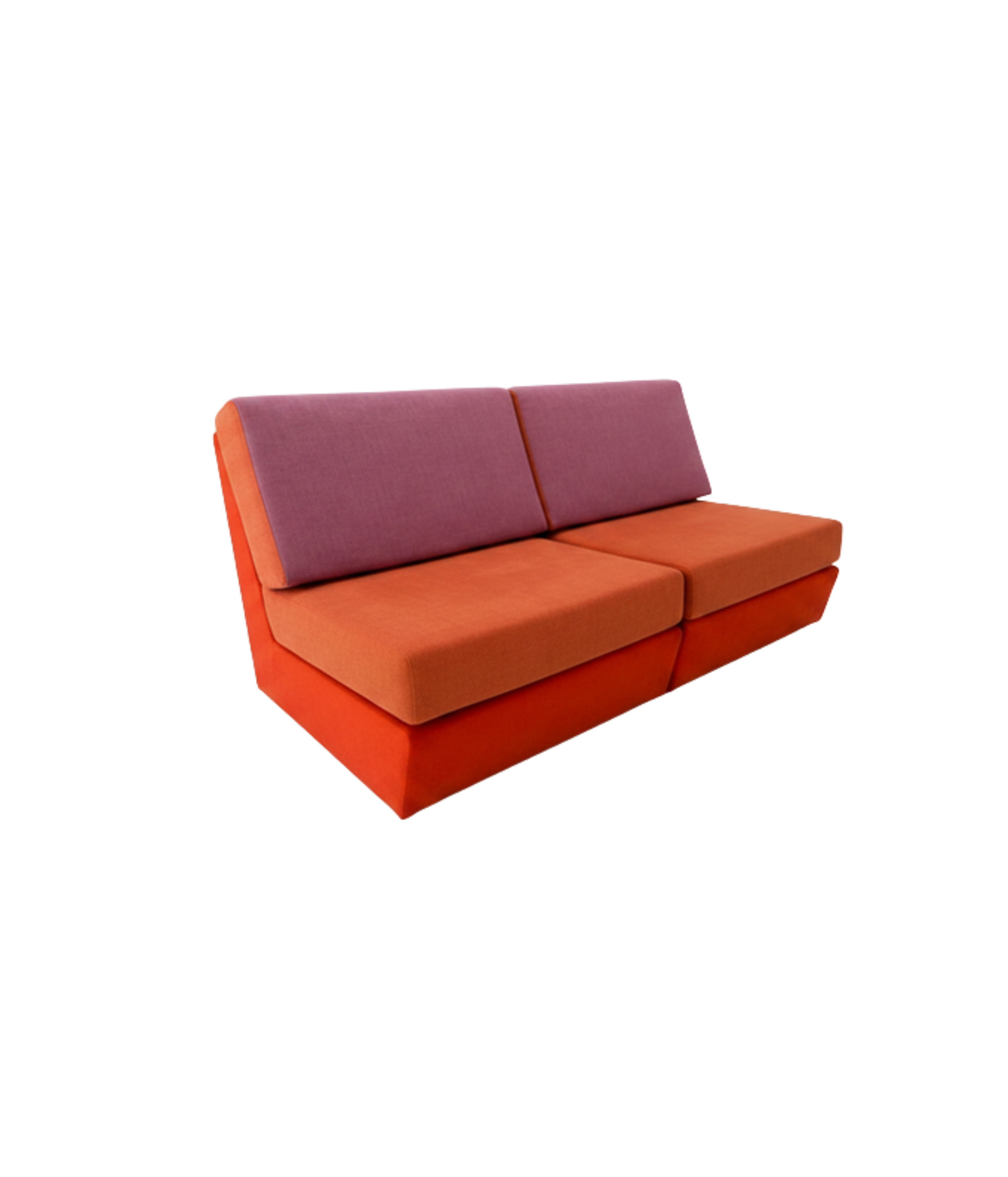 Set_of_2_1970s_Modular_Armchairs_in_Casamance_Texas_Fabric,_Convertible_Bench