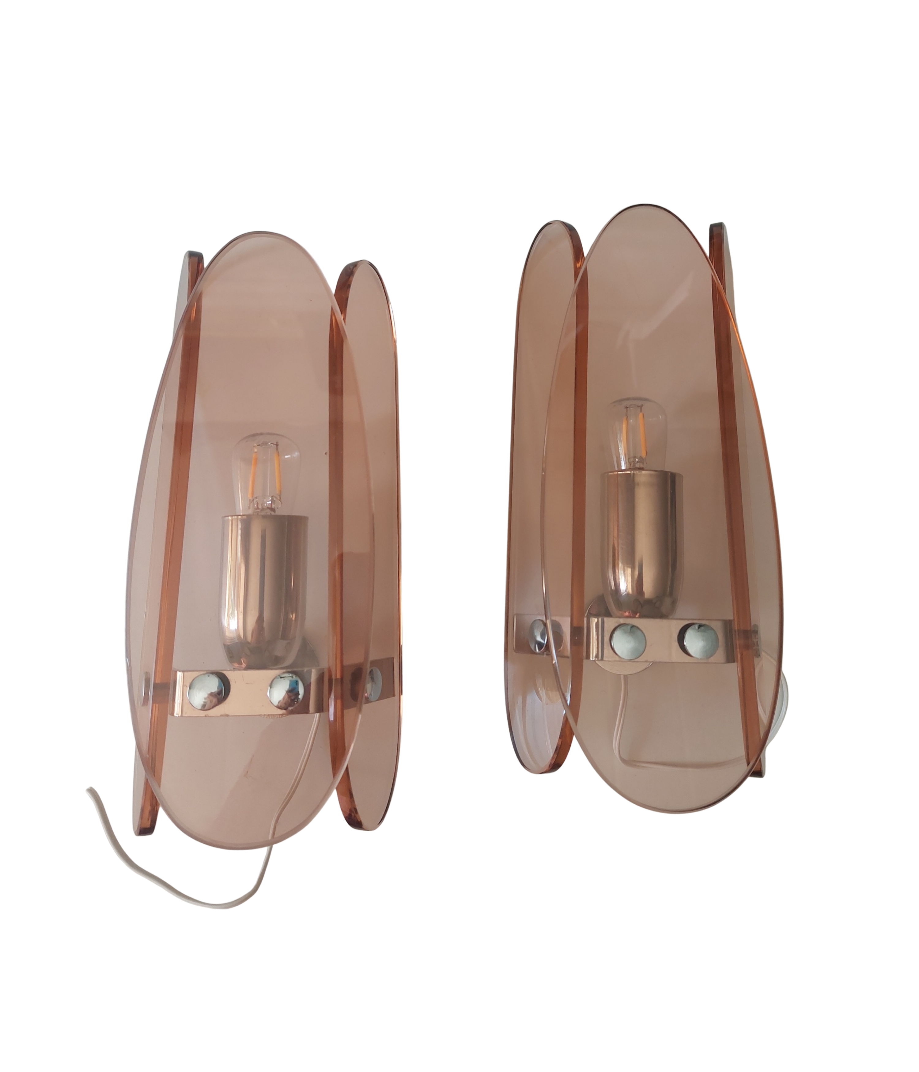 Set_of_2_1970s_VECA_Pink_Crystal_Glass_and_Chrome_Wall_Lights,_Italy