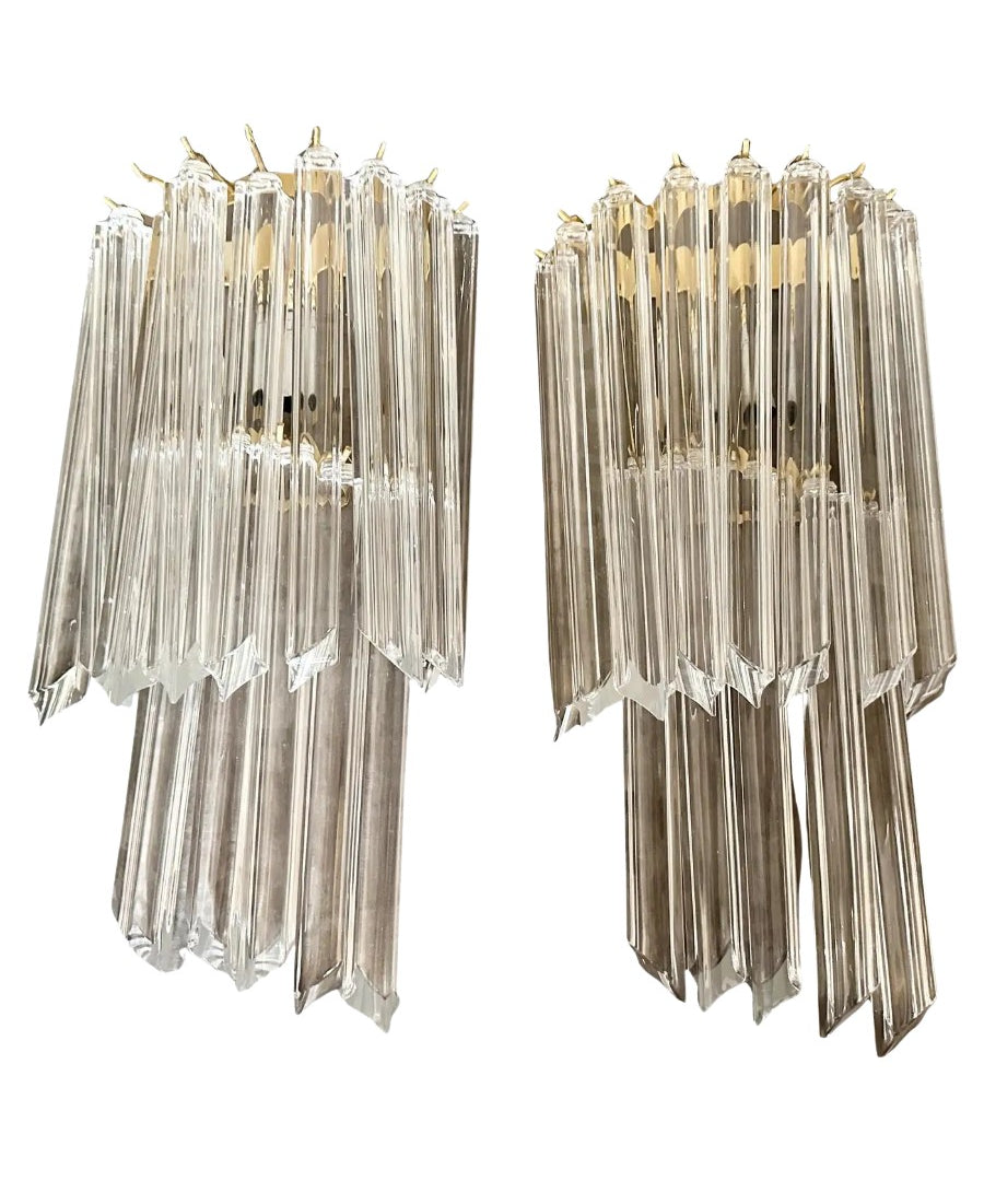 Set_of_2_1970s_Venini_Style_Mid-century_Modern_Clear_Murano_Glass_Wall_Sconces