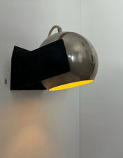 Set_of_2_Adjustable_Chrome_and_Black_Metal_Wall_Sconces,_France_1970s