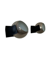 Set_of_2_Adjustable_Chrome_and_Black_Metal_Wall_Sconces,_France_1970s