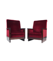 Set_of_2_Amsterdam_School_Ebony_Armchairs_in_Deep_Red_Upholstery