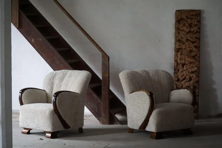 Set_of_2_Art_Deco_Lounge_Chairs,_Lambswool_&_Birch,_Danish_Cabinetmaker,_1930s