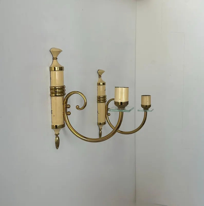 Set_of_2_Brass_Wall_Sconces,_France_1960s–1970s
