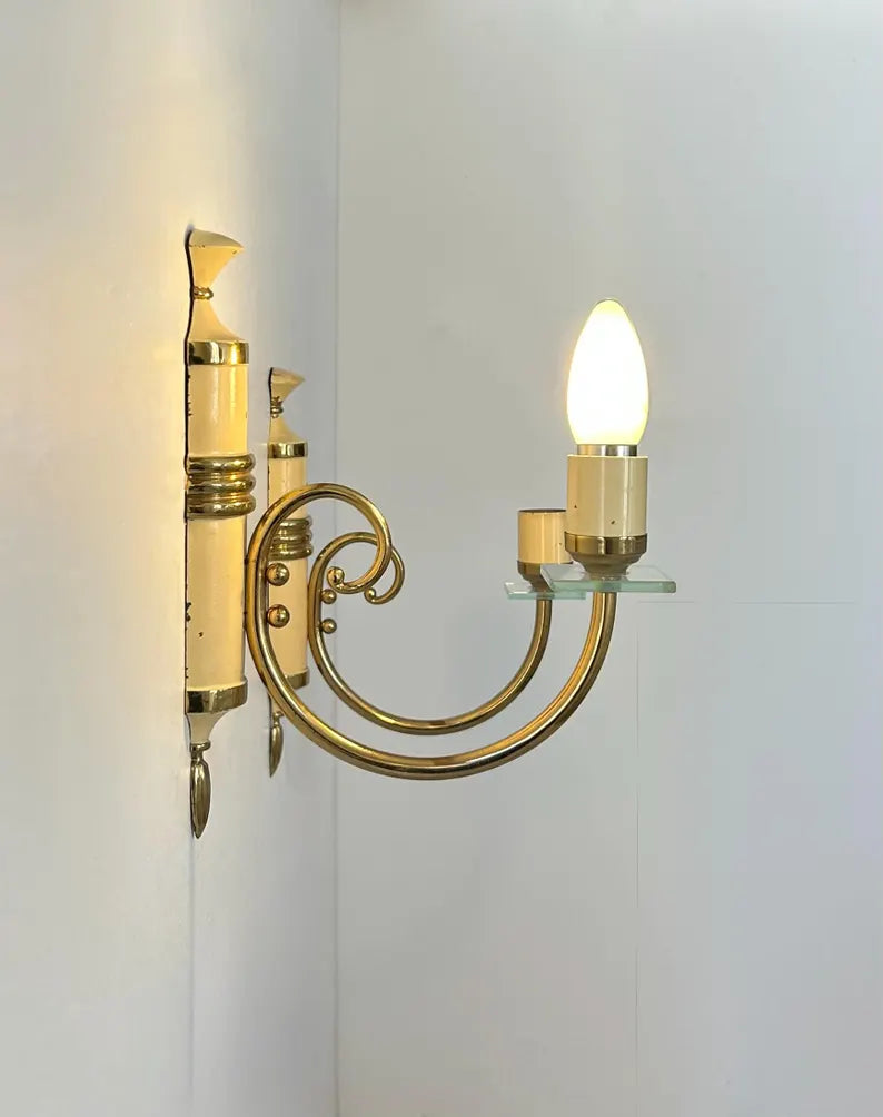 Set_of_2_Brass_Wall_Sconces,_France_1960s–1970s