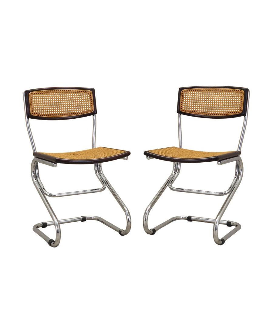 Set_of_2_Chairs,_Bauhaus_Style,_Metal_Frame,_Rattan_&_Beech,_1960s,_Italy