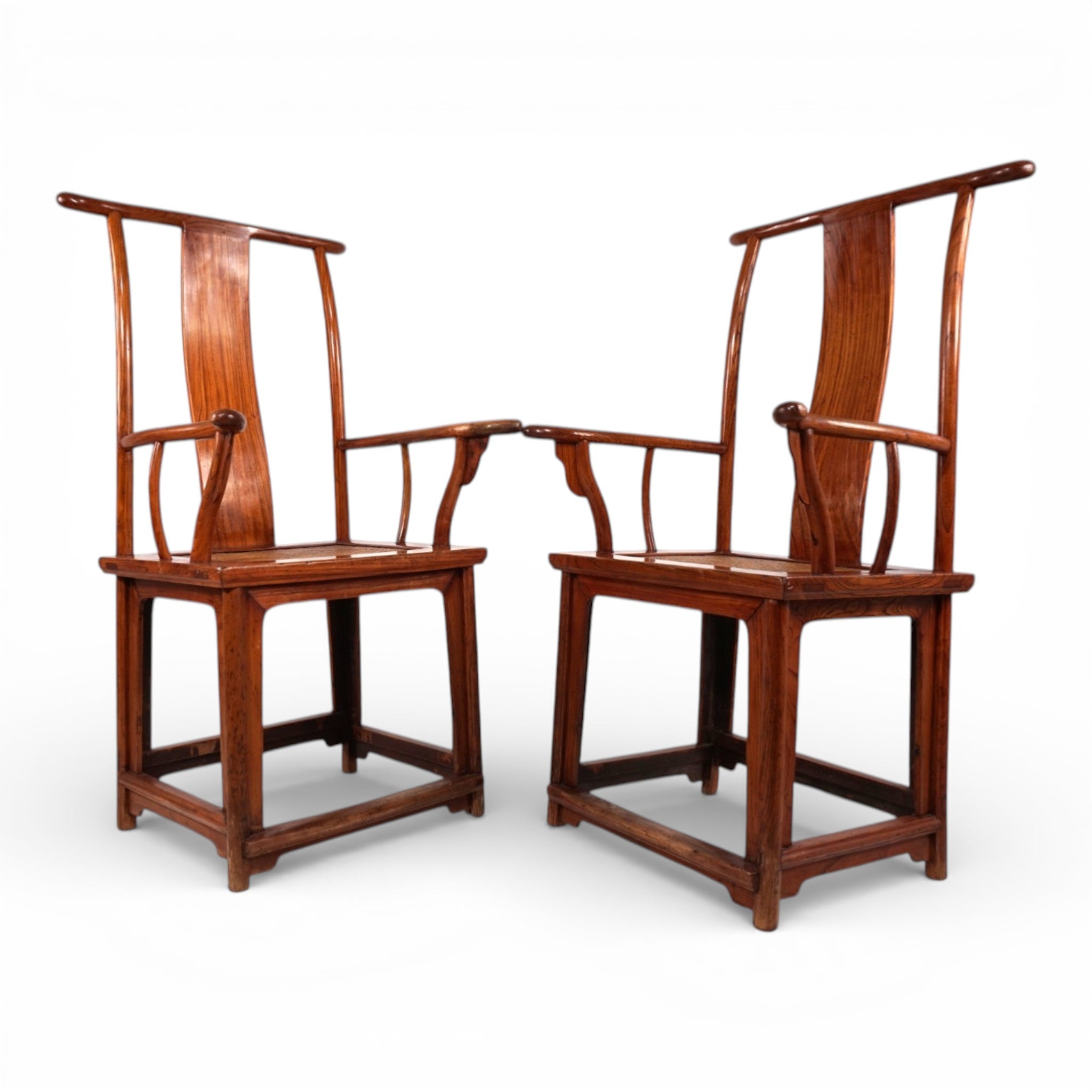 Set_of_2_Ming_Style_Elm_High_Back_Armchairs,_circa_1920,_China