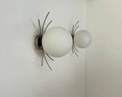 Set_of_2_Chrome_and_Glass_Wall_Sconces,_France_1970s–1980s
