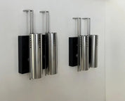 Set_of_2_Chrome_and_Glass_Wall_Sconces,_France_1970s–1980s