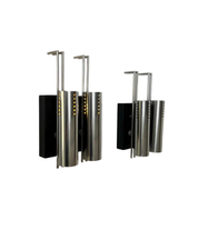Set_of_2_Chrome_and_Glass_Wall_Sconces,_France_1970s–1980s