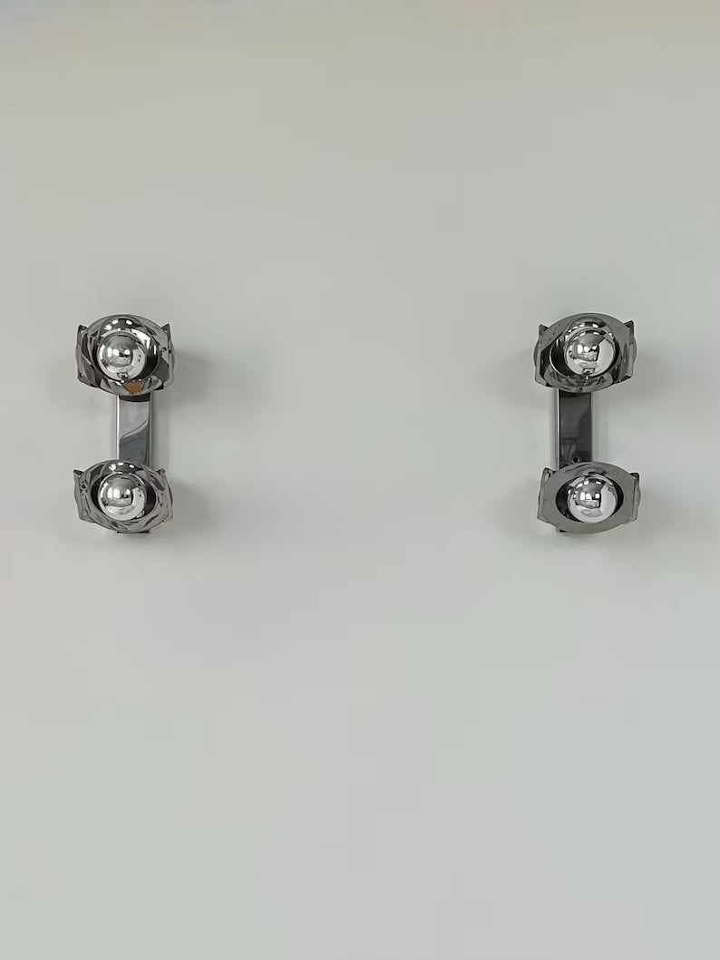 Set_of_2_Chrome_Metal_Wall_Sconces,_Mid_Century_Modern,_1970s