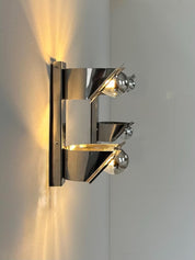 Set_of_2_Chrome_Metal_Wall_Sconces,_Mid_Century_Modern,_1970s