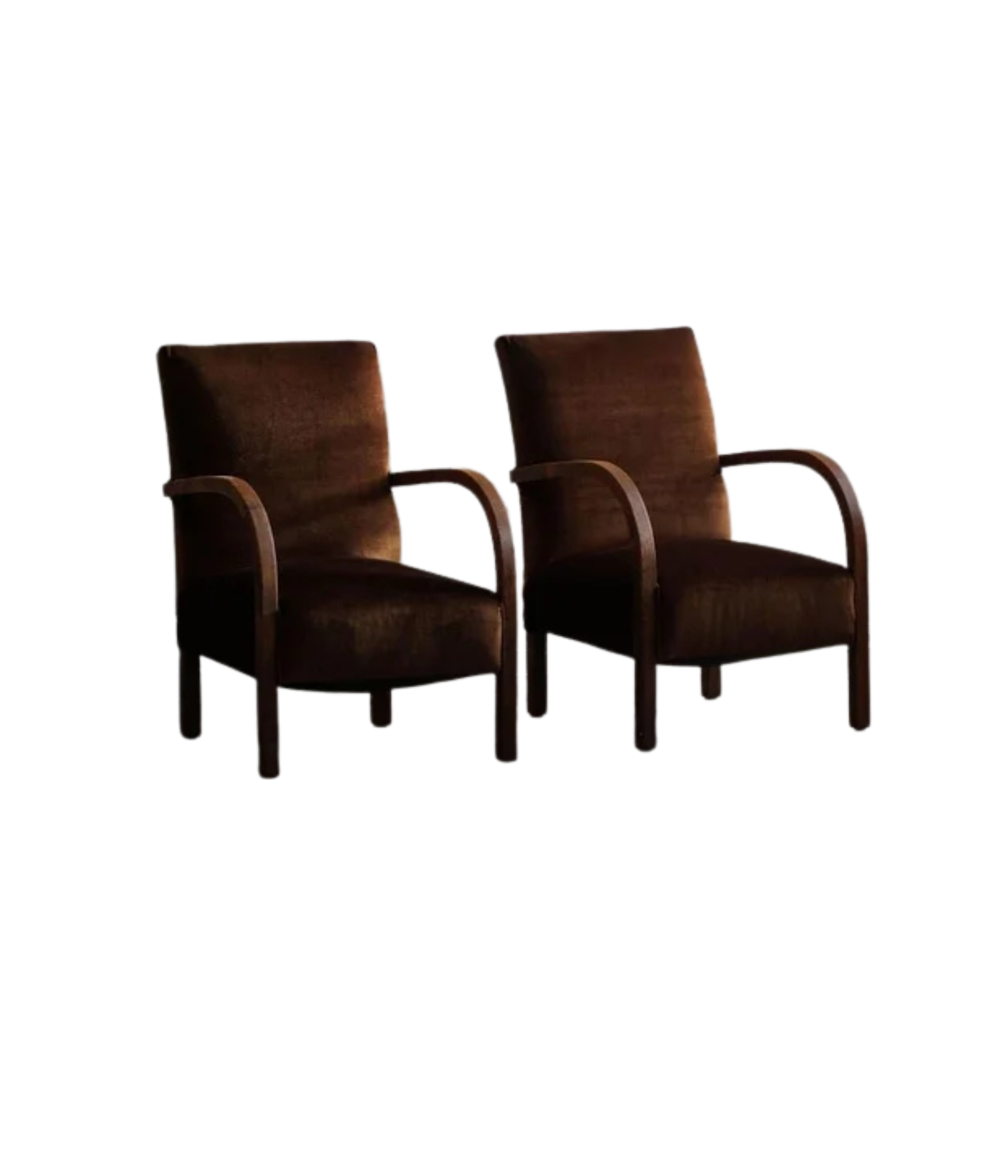Set_of_2_Danish_Art_Deco_Curved_Lounge_Chairs_by_Fritz_Hansen,_1940s