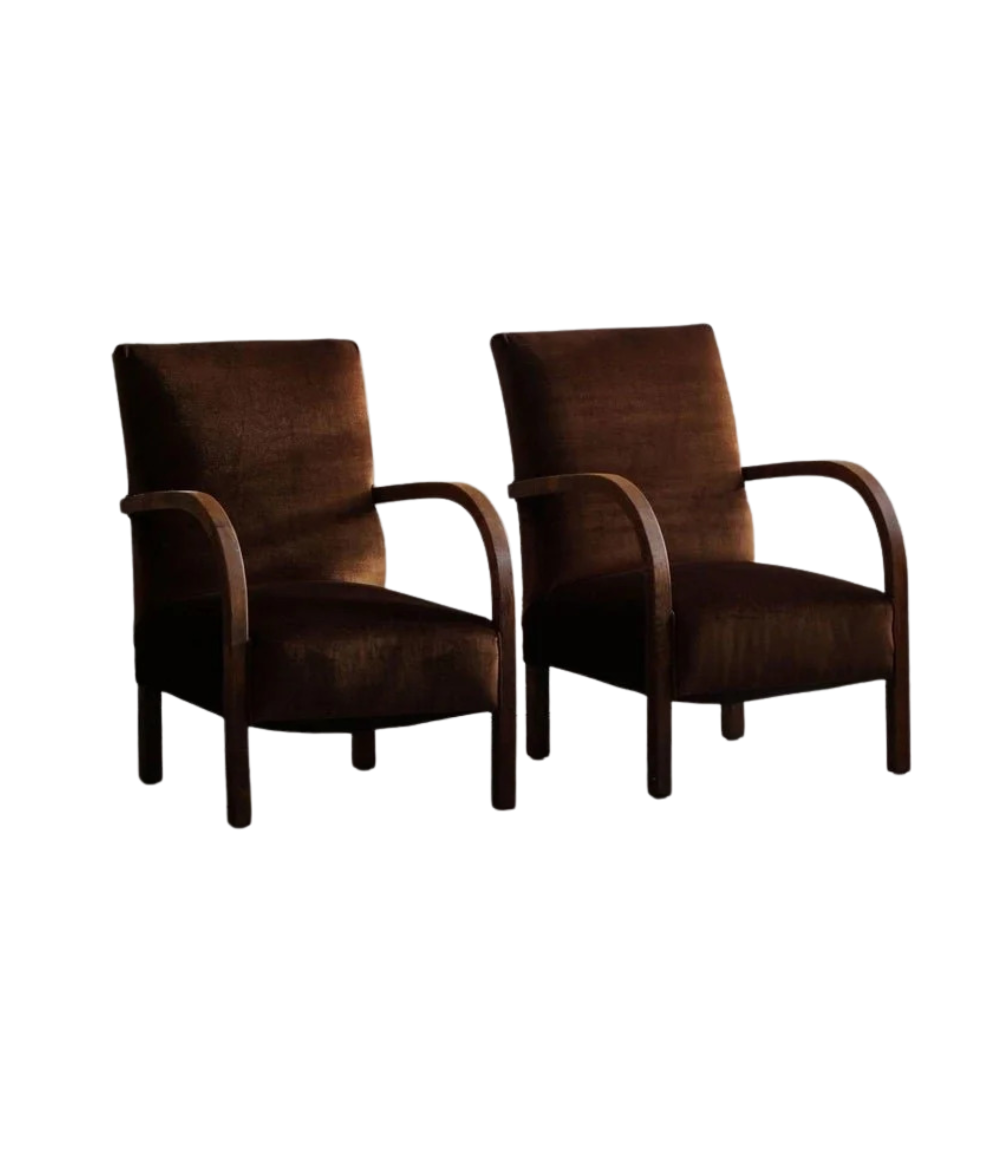 Set_of_2_Danish_Curved_Art_Deco_Lounge_Chairs_by_Fritz_Hansen,_Reupholstered,_1940s