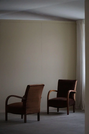 Set_of_2_Danish_Curved_Art_Deco_Lounge_Chairs_by_Fritz_Hansen,_Reupholstered,_1940s