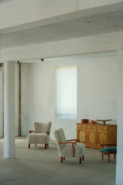 Set_of_2_Danish_Modern_Oak_Lounge_Chairs_with_Shearling_Lambswool,_Denmark,_1950s
