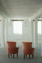 Set_of_2_Danish_Modern_Wingback_Lounge_Armchairs_in_Pink_Velour,_Denmark,_1940s