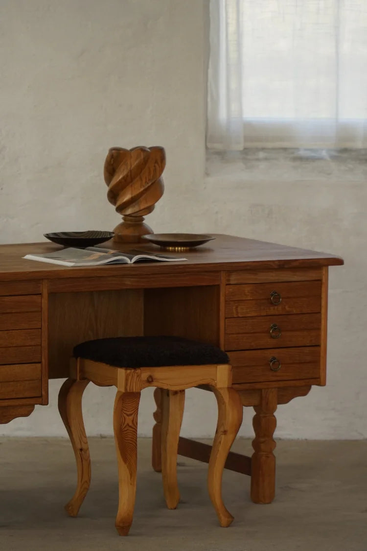 Set_of_2_Danish_Pine_Stools_with_Lambswool_Seats
