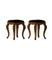 Set_of_2_Danish_Pine_Stools_with_Lambswool_Seats