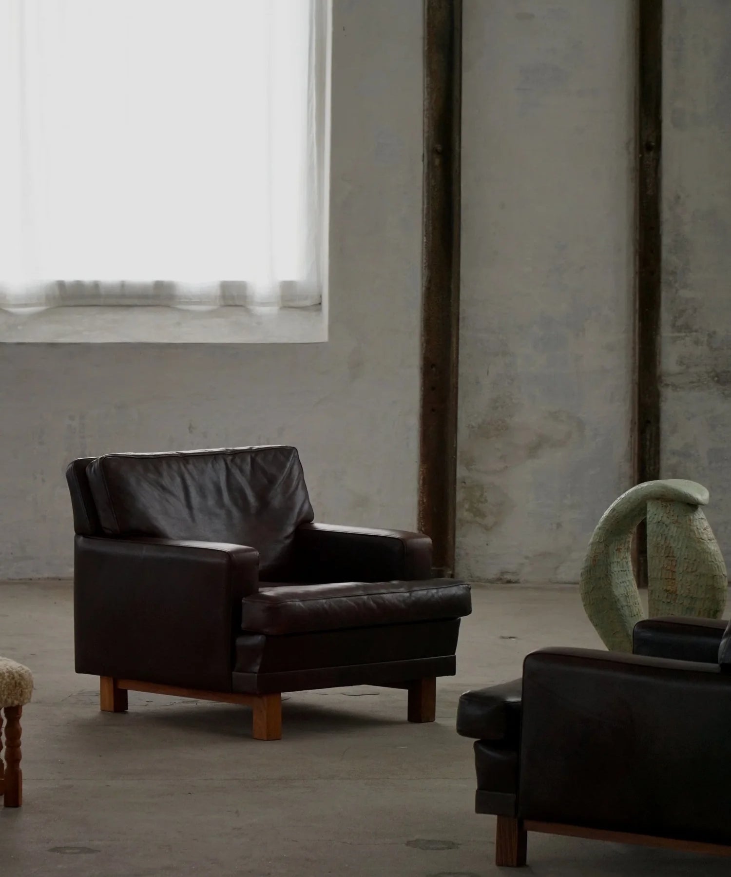 Set_of_2_Dark_Brown_Lounge_Chairs,_Scandinavian_Mid_Century_Style