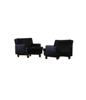 Set_of_2_Dark_Brown_Lounge_Chairs,_Scandinavian_Mid_Century_Style