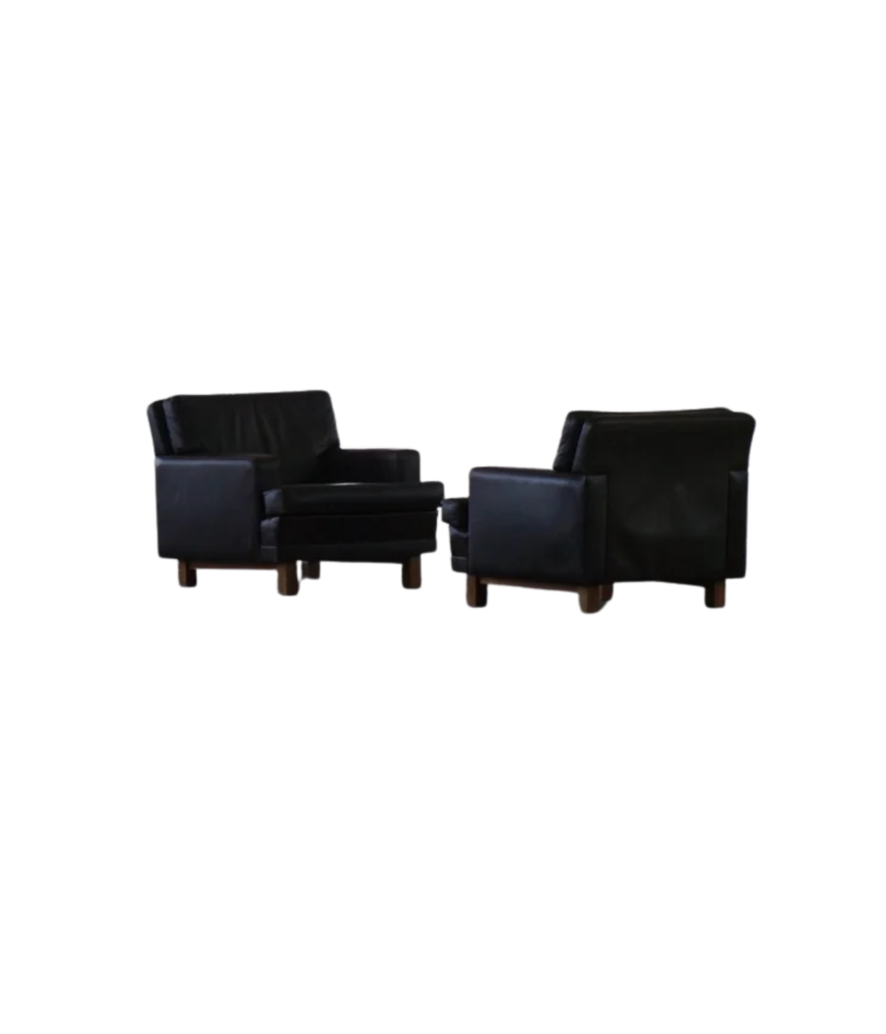 Set_of_2_Dark_Brown_Lounge_Chairs,_Scandinavian_Mid_Century_Style