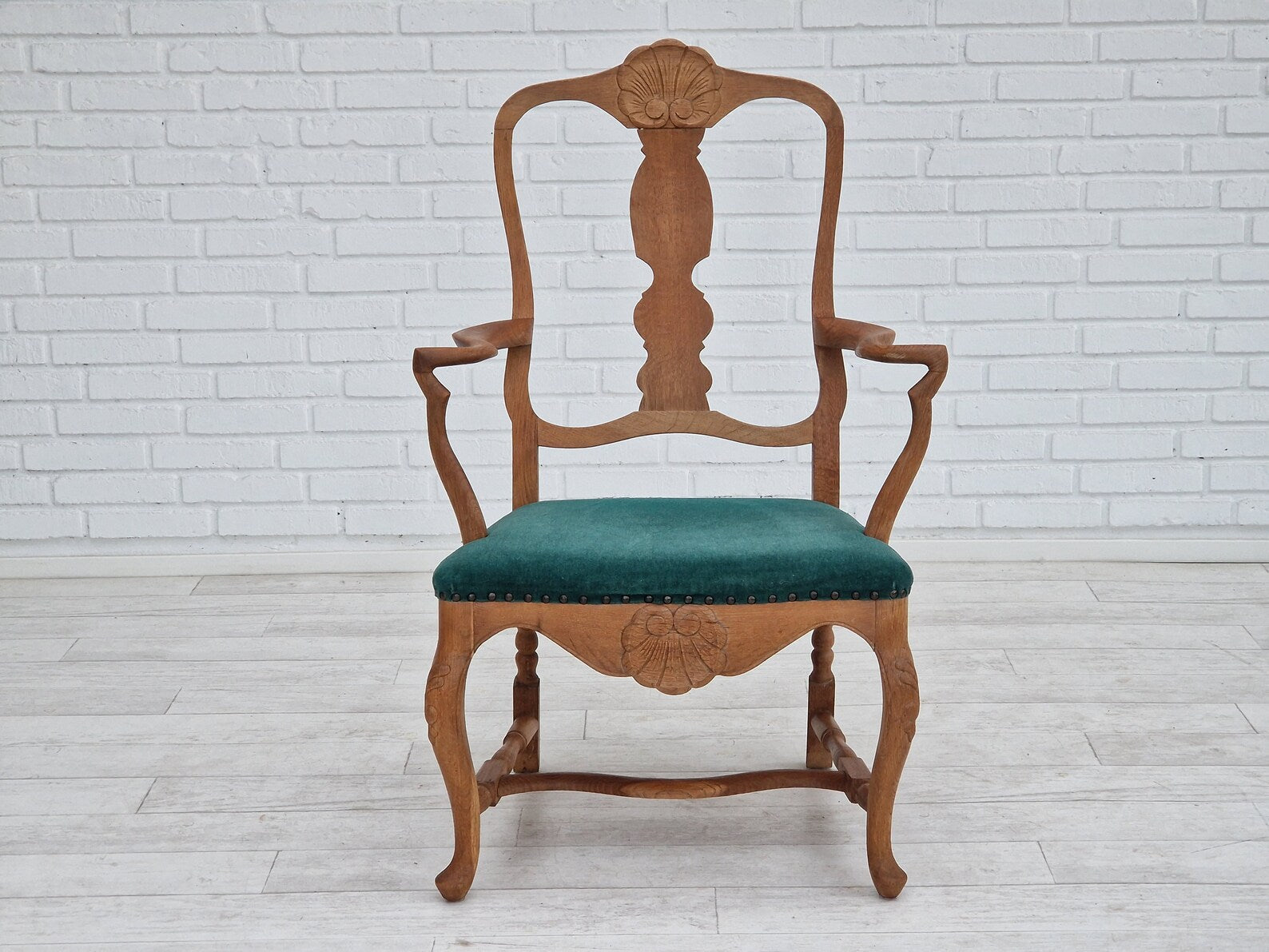 Set_of_2_Dining_Chairs,_Beech_Wood_&_Upholstery,_1960s_Denmark