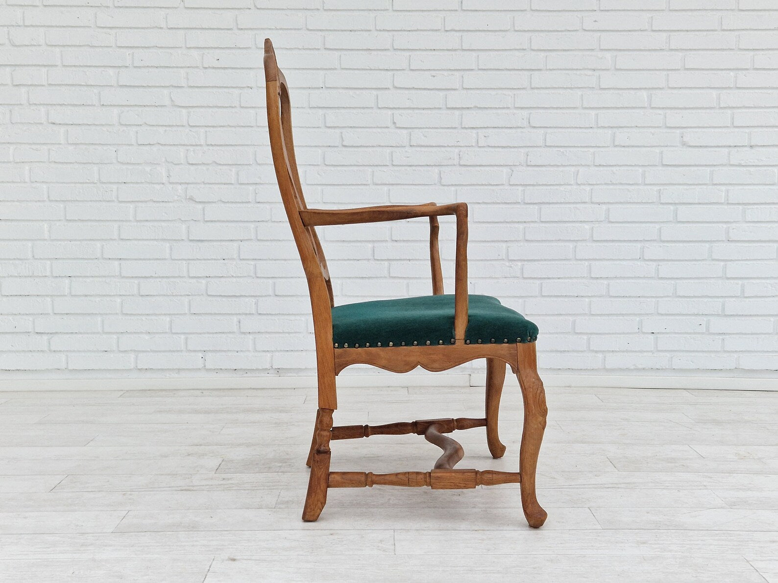 Set_of_2_Dining_Chairs,_Beech_Wood_&_Upholstery,_1960s_Denmark