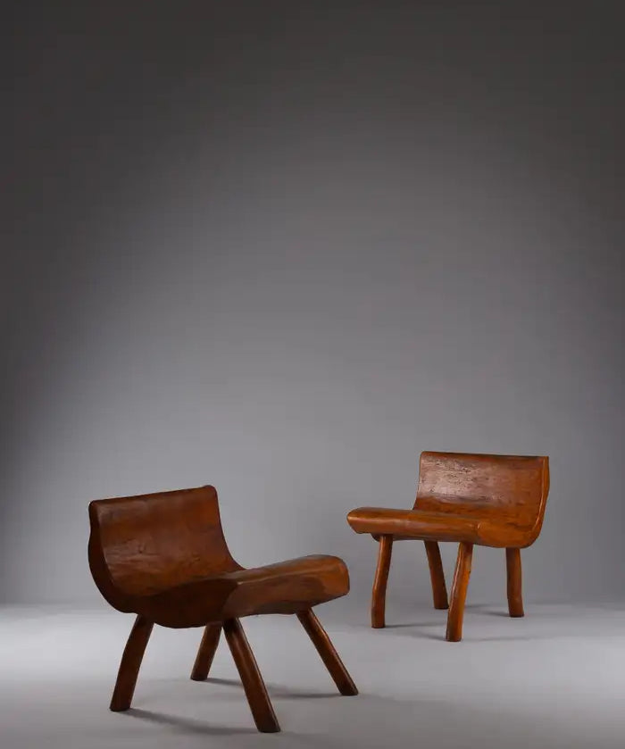 Set_of_2_Finnish_Early_20th_Century_Brutalist_Hand-Carved_Pine_Chairs