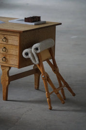 Set_of_2_Folding_Stools_with_Sheepskin_Upholstery,_Scandinavian_Rustic_Design