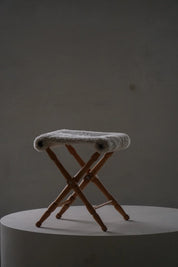 Set_of_2_Folding_Stools_with_Sheepskin_Upholstery,_Scandinavian_Rustic_Design