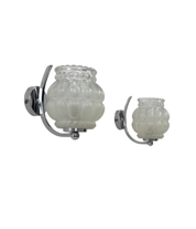 Set_of_2_French_Chrome_and_Bubble_Glass_Wall_Sconces,_1950s