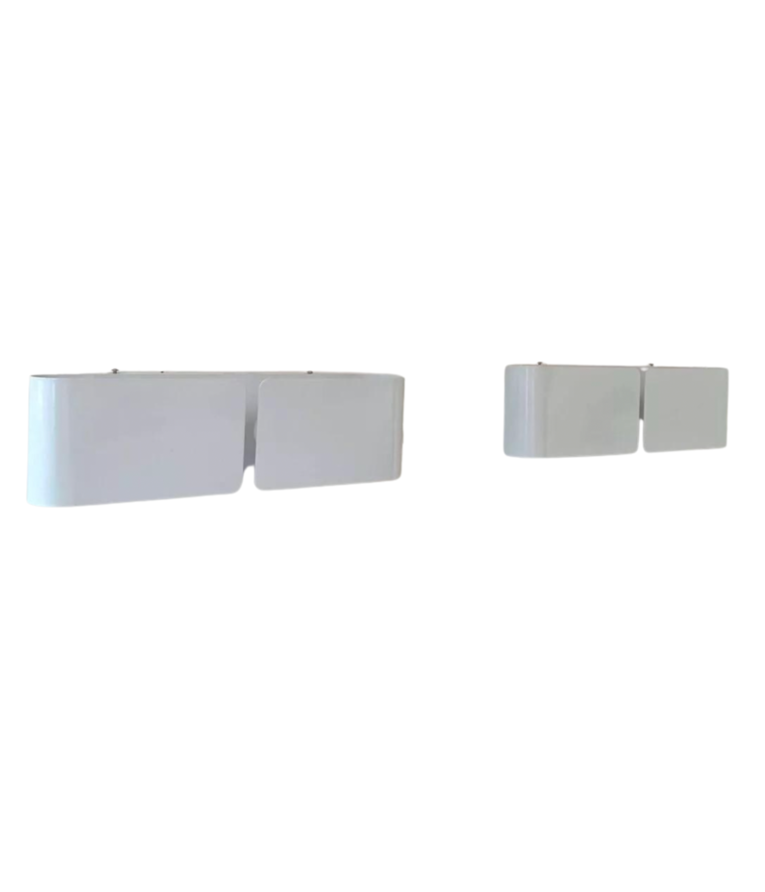 Set_of_2_French_Curved_White_Metal_Wall_Sconces,_1980s