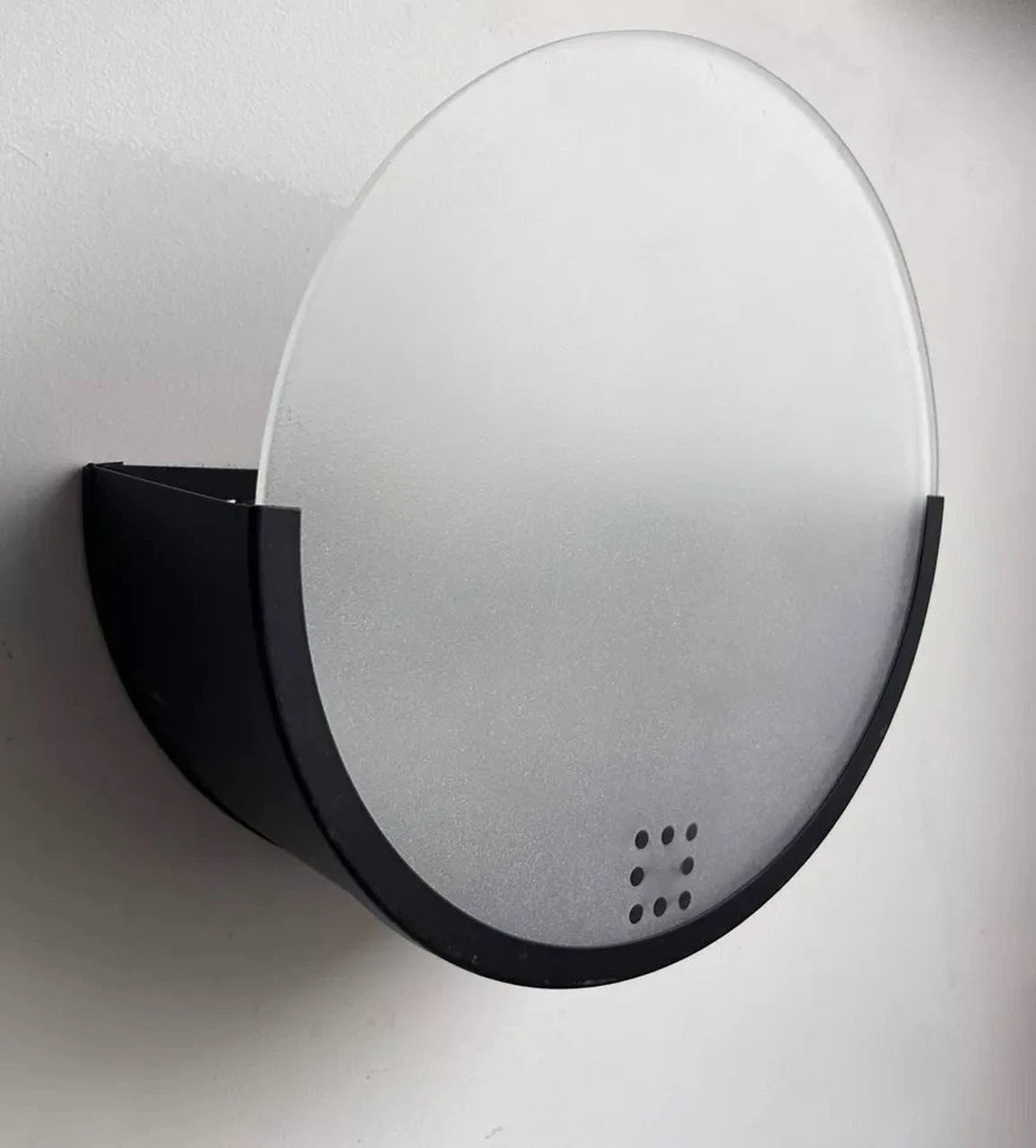 Set_of_2_Geometric_Black_Metal_and_Frosted_Glass_Wall_Sconces_by_Delmas