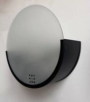 Set_of_2_Geometric_Black_Metal_and_Frosted_Glass_Wall_Sconces_by_Delmas