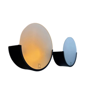 Set_of_2_Geometric_Black_Metal_and_Frosted_Glass_Wall_Sconces_by_Delmas