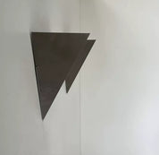 Set_of_2_Geometric_Folded_Steel_Wall_Sconces_in_Matte_Finish,_France_1980s
