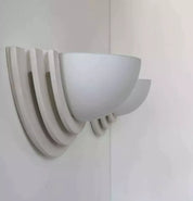 Set_of_2_Geometric_Plaster_and_Frosted_Glass_Wall_Sconces,_Mid_Century_Modern,_France_1970s