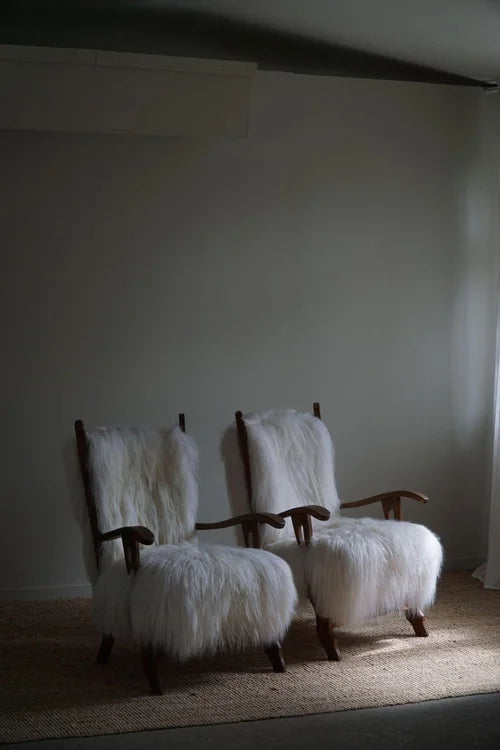 Set_of_2_Henning_Kjærnulf_Oak_Armchairs_with_Icelandic_Sheepskin,_Denmark_1950s