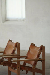 Set_of_2_Hunting_Chairs_in_Oak_&_Leather_by_Kurt_Østervig_in_Danish_Modern,_1960s